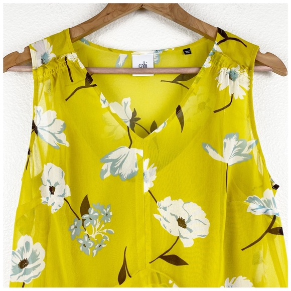 Cabi Dazzle Floral Tank Size Small - Picture 8 of 11